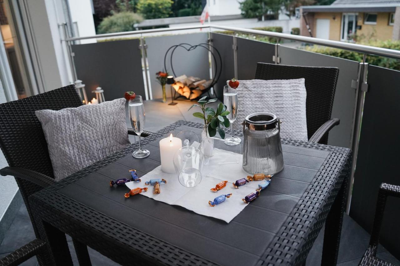 Paderborn-Oase Mit Kamin-Balkon-Stilvolles Zuhause-Self Check-Parkplatz Dış mekan fotoğraf